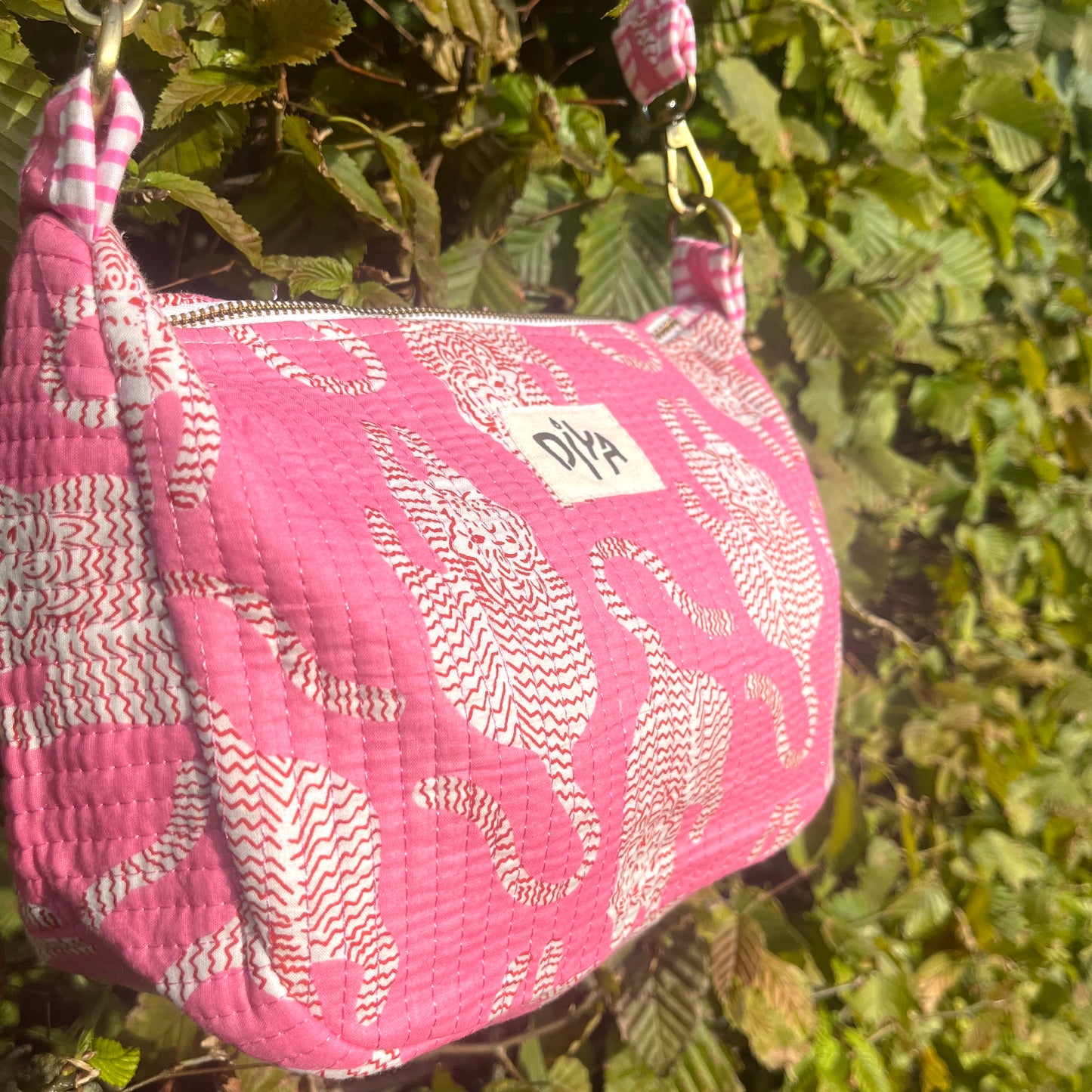 Pink Cheetah Crossbody