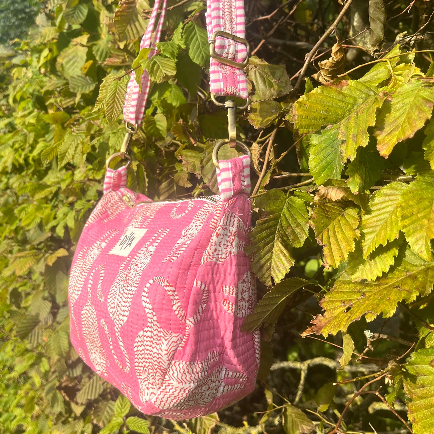 Pink Cheetah Crossbody