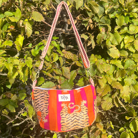 Orange Tiger Crossbody