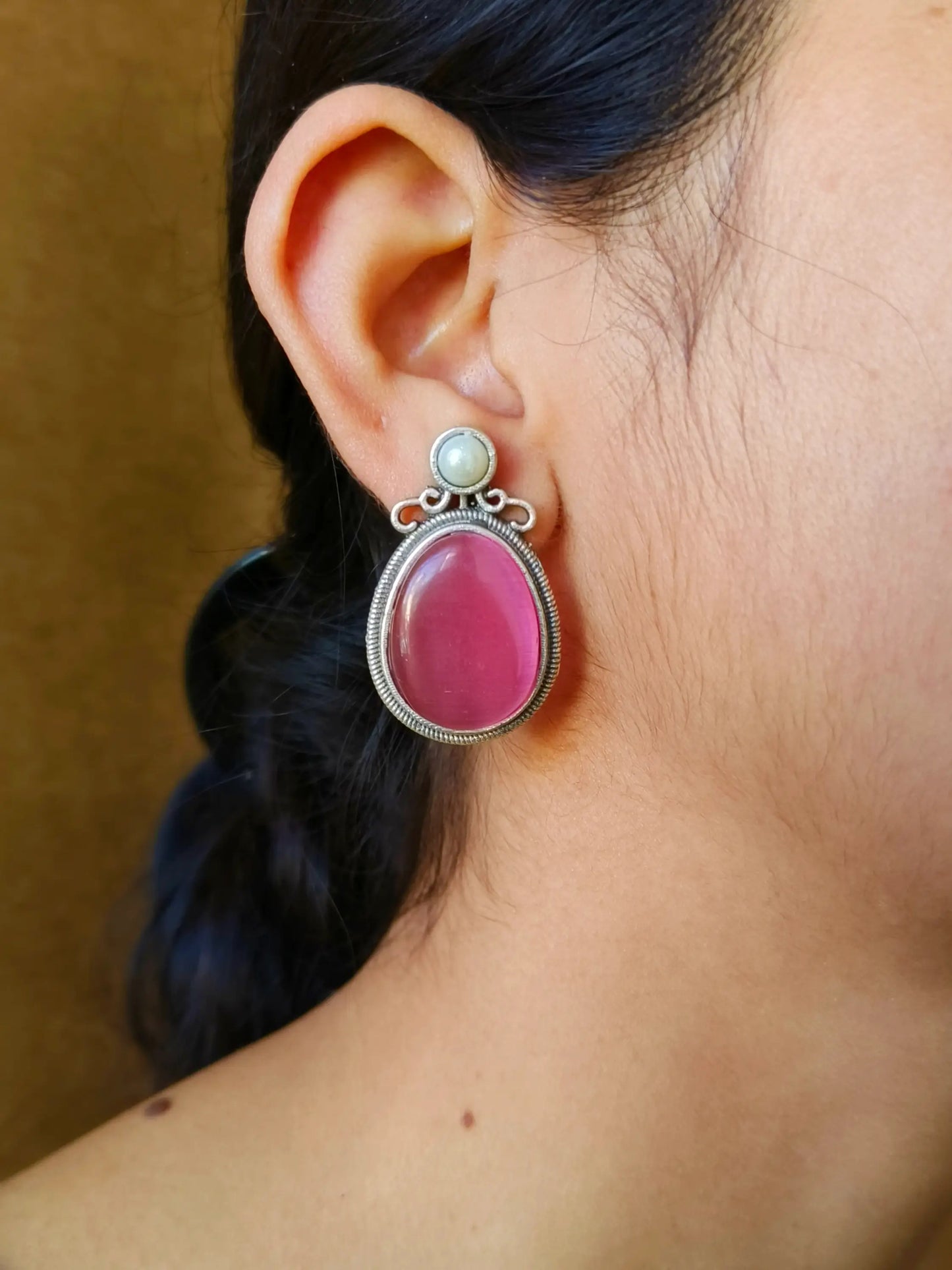 Rose Glow Studs