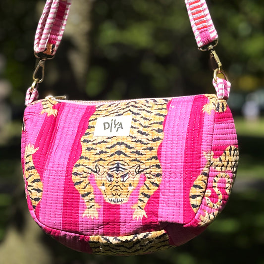 Tiger Blossom Crossbody Bag