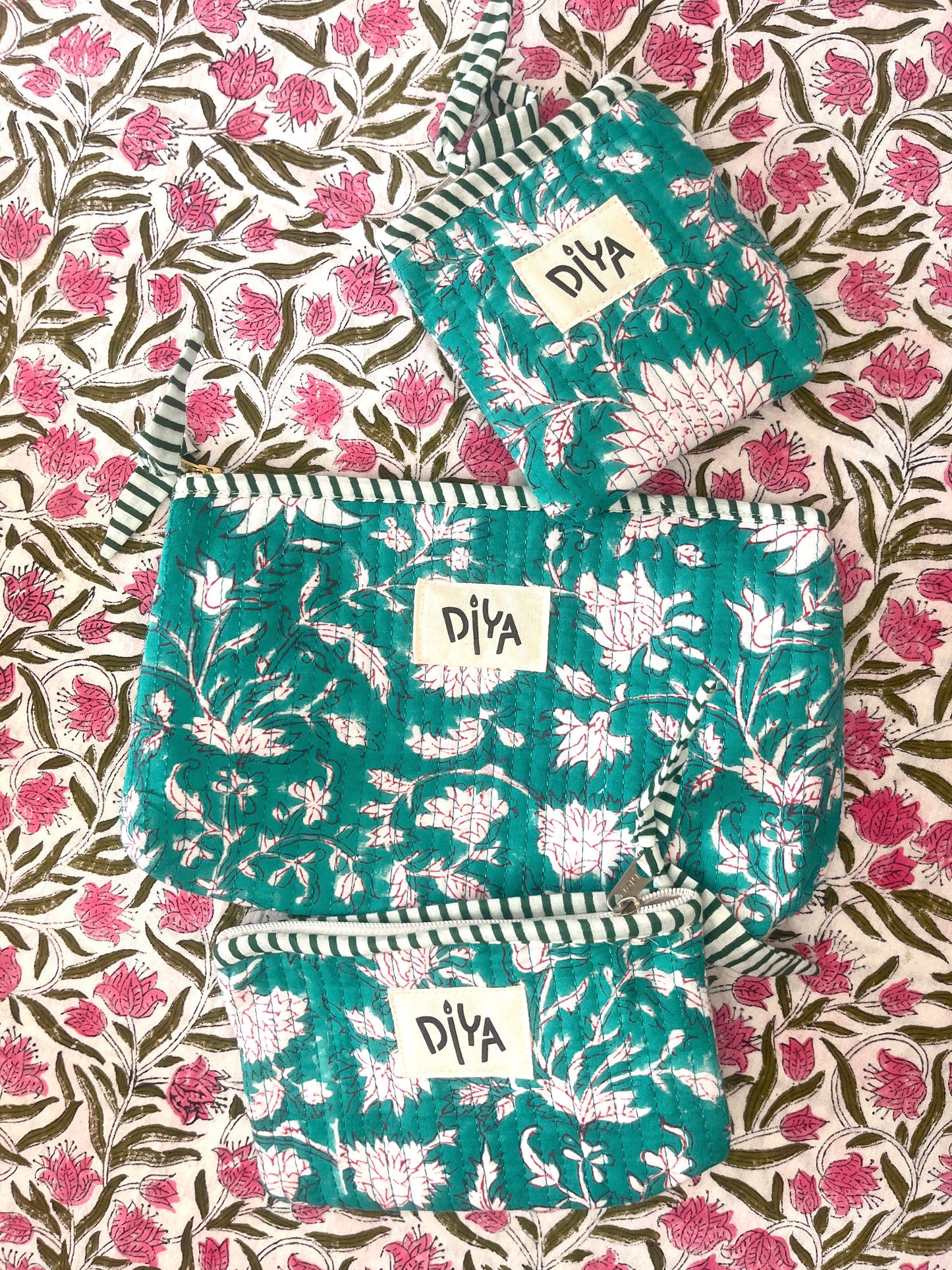 Olive Green Pencil Pouch