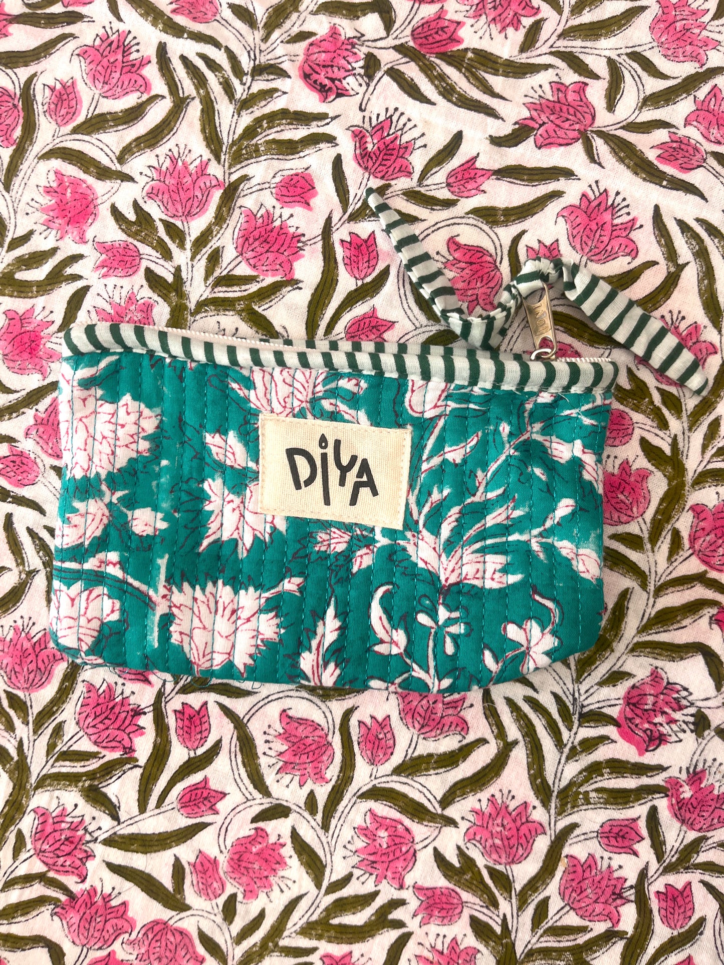 Olive Green Sunglass Pouch