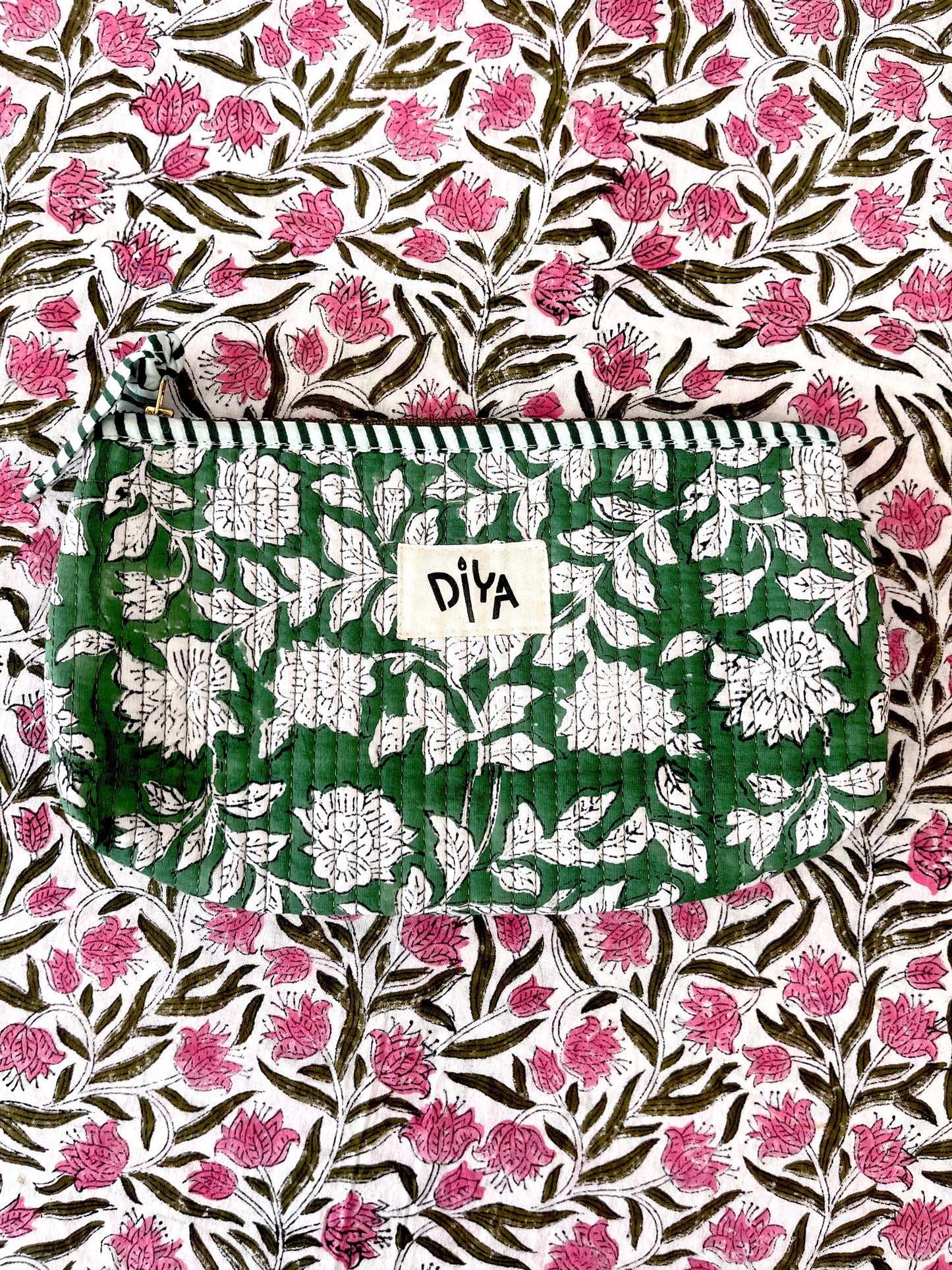 Dark Green Pencil Pouch