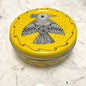 Yellow Enamel Spice Box
