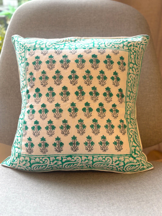 Coastal Green & Blue Cushion Cover