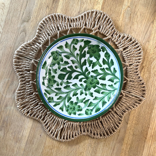 Green Serving Plate