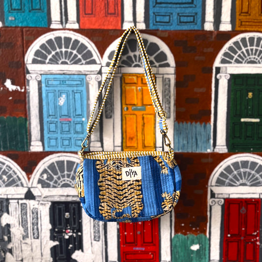 Blue Tiger Sling Bag