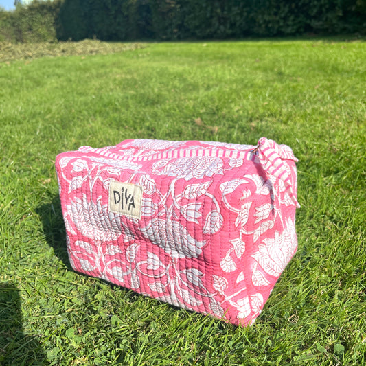Classic Pink Handcrafted Pouch