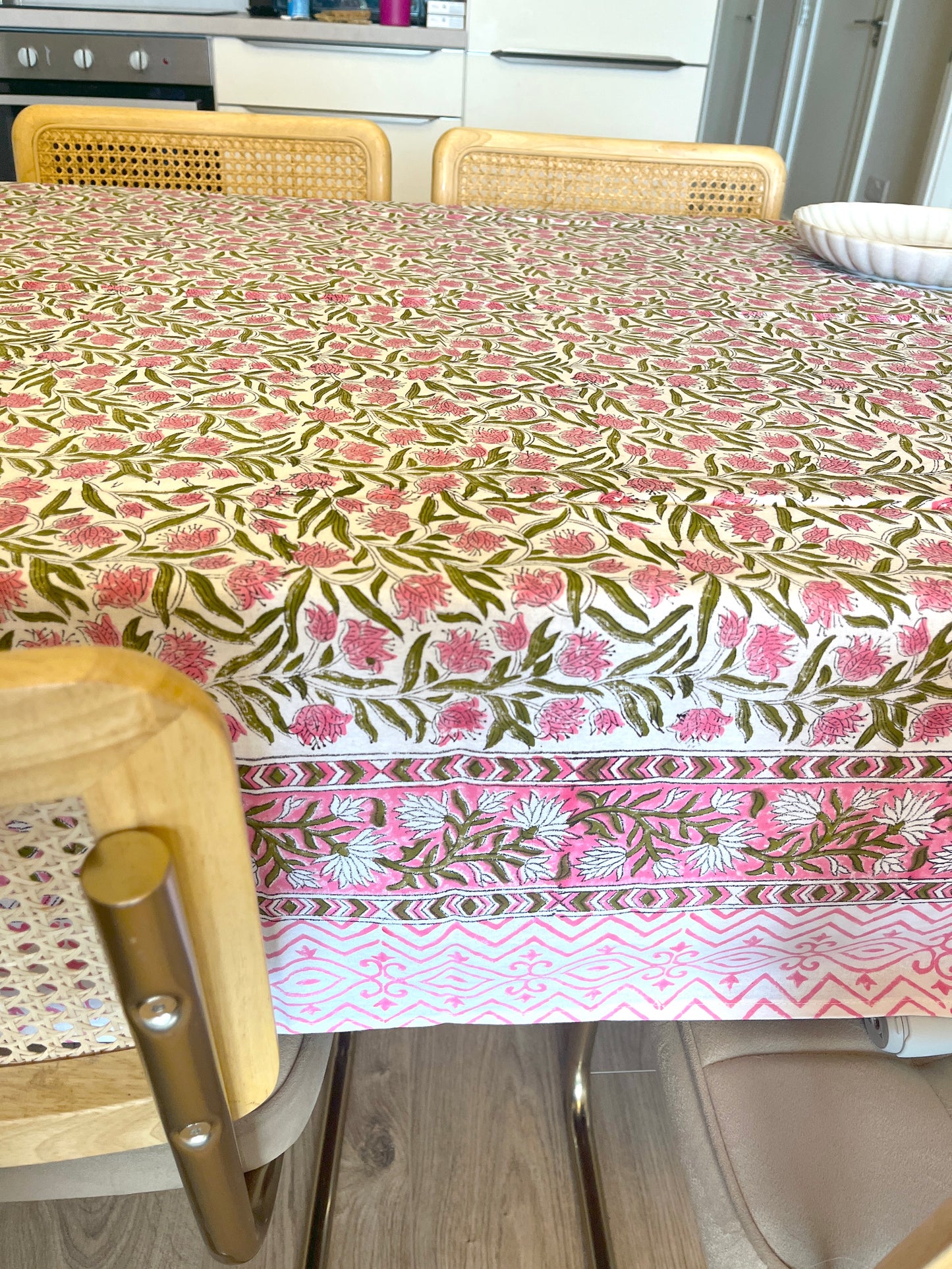 Floral Pattern Table Cover