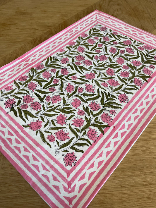 Pink Bloom Cotton Placemats Set of 2