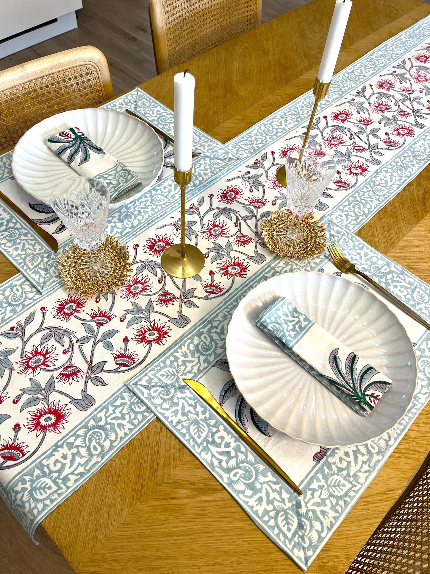 Fresh Palm Cotton Napkin Set of 2