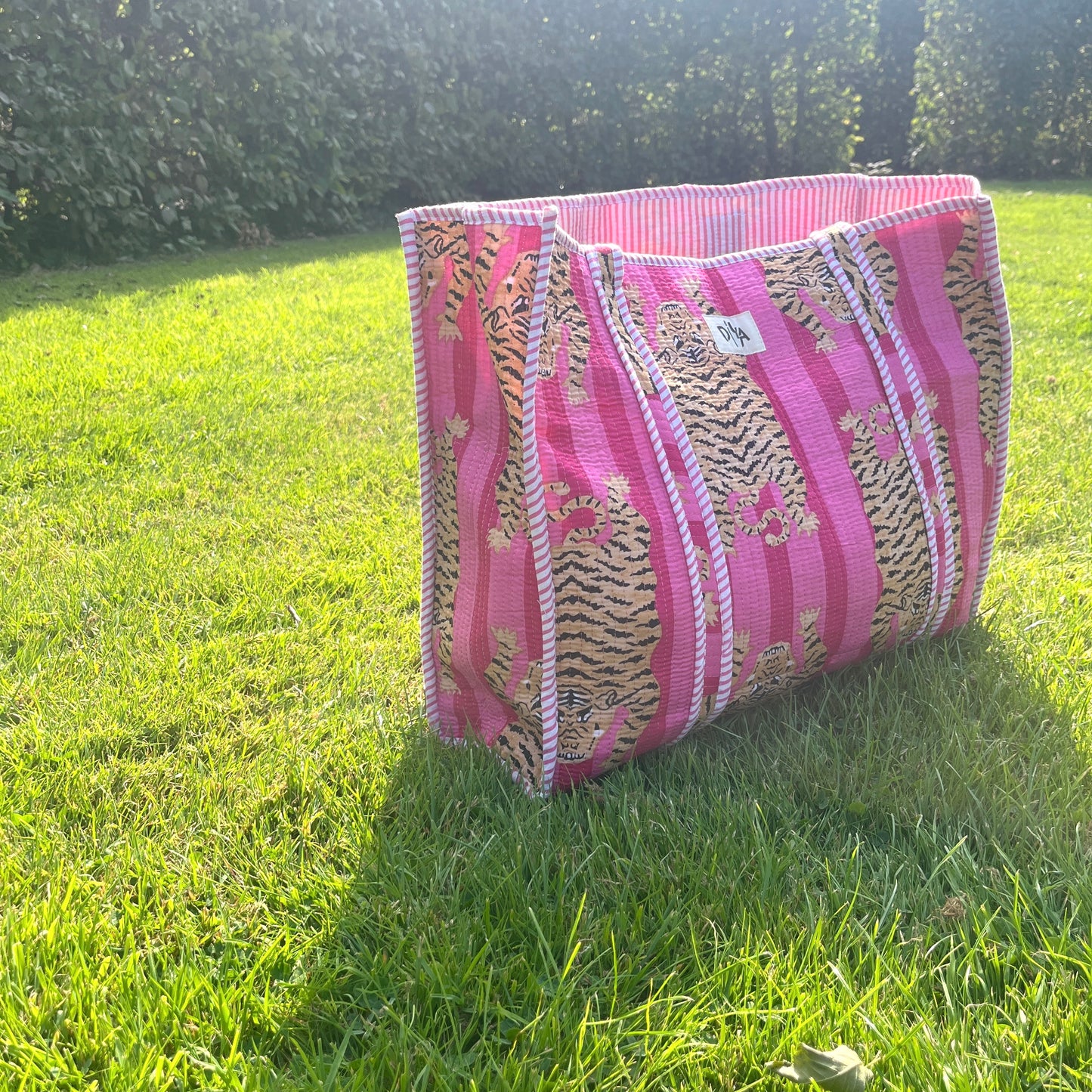 Tiger Blossom Laptop Tote Bag