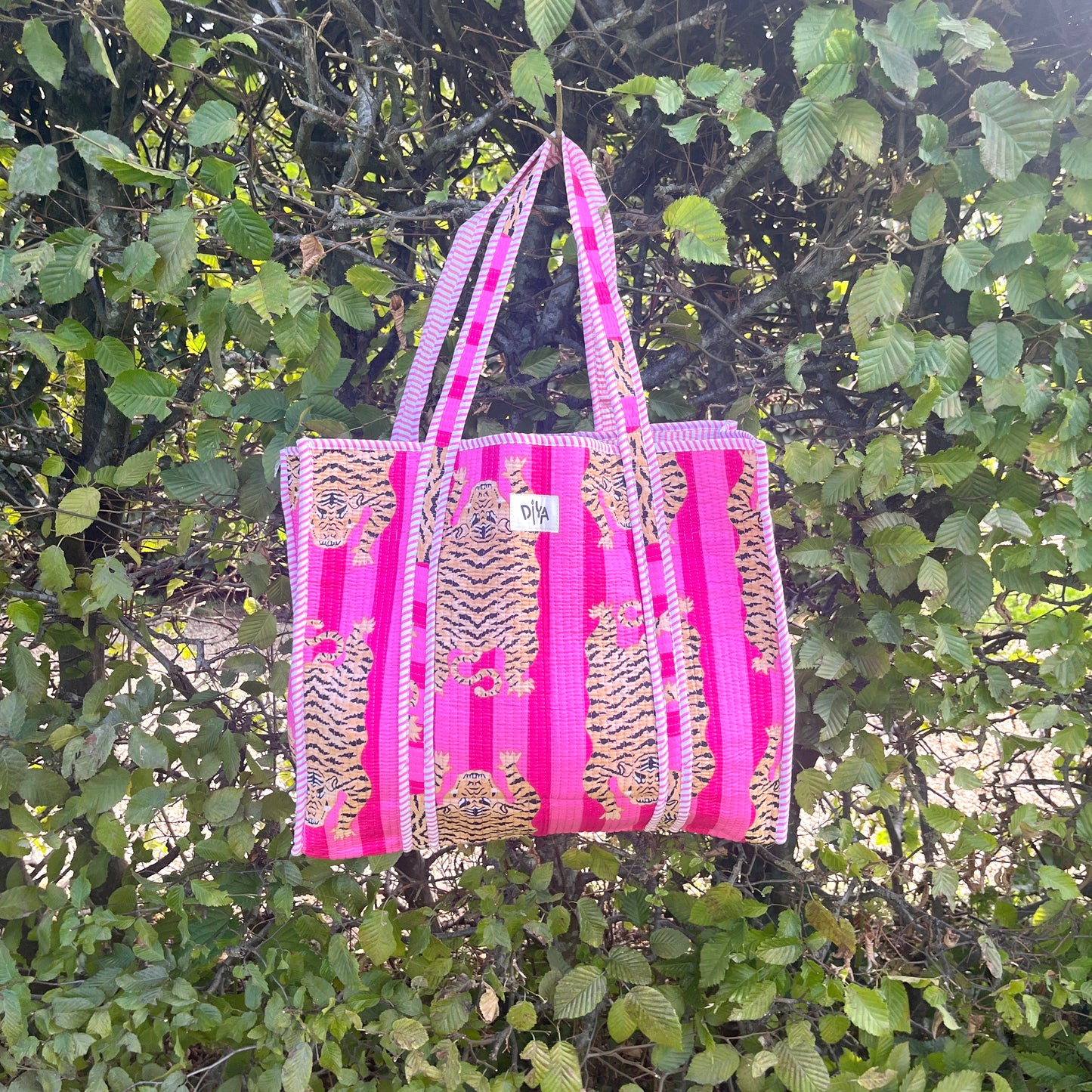 Tiger Blossom Laptop Tote Bag