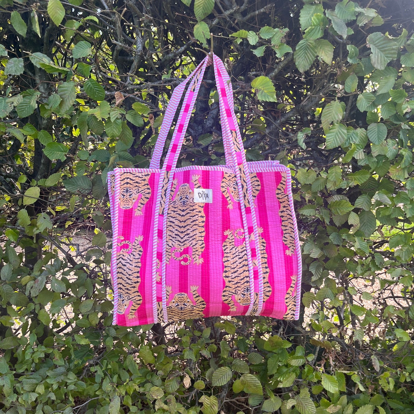 Tiger Blossom Laptop Tote Bag