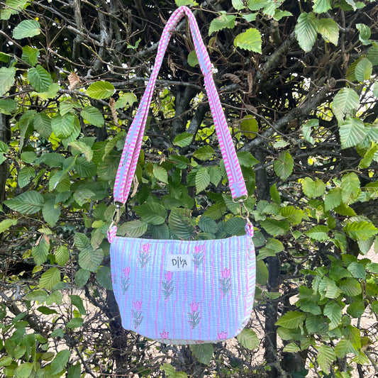 Blossom White Sling Bag
