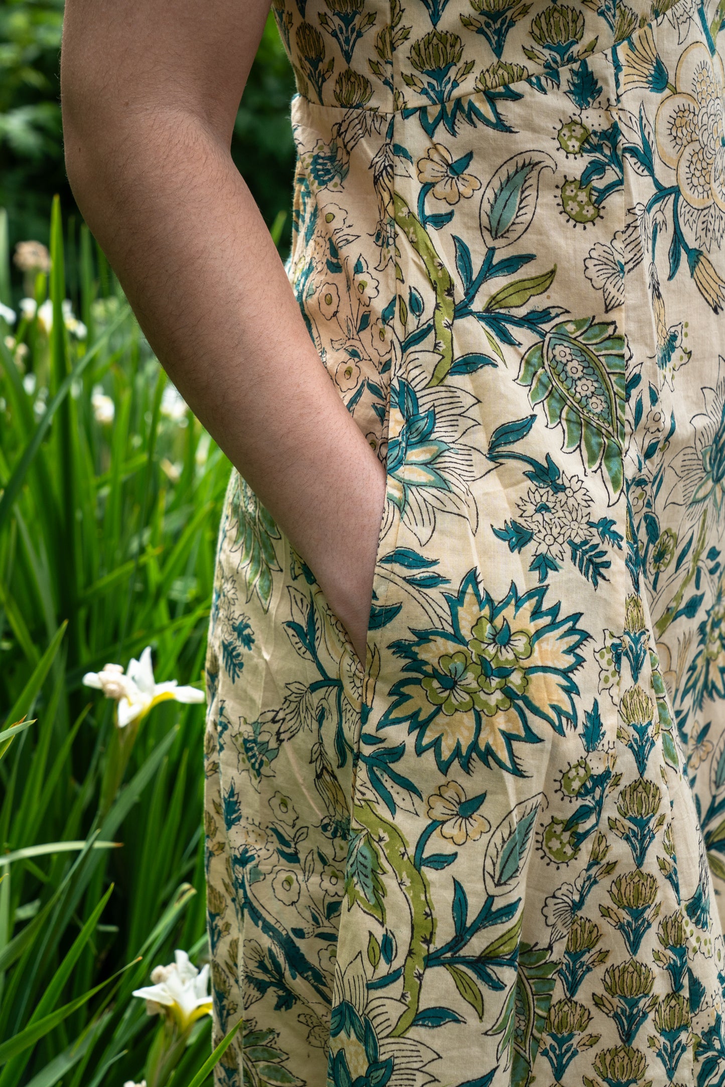 Cream Cotton Summer Dress