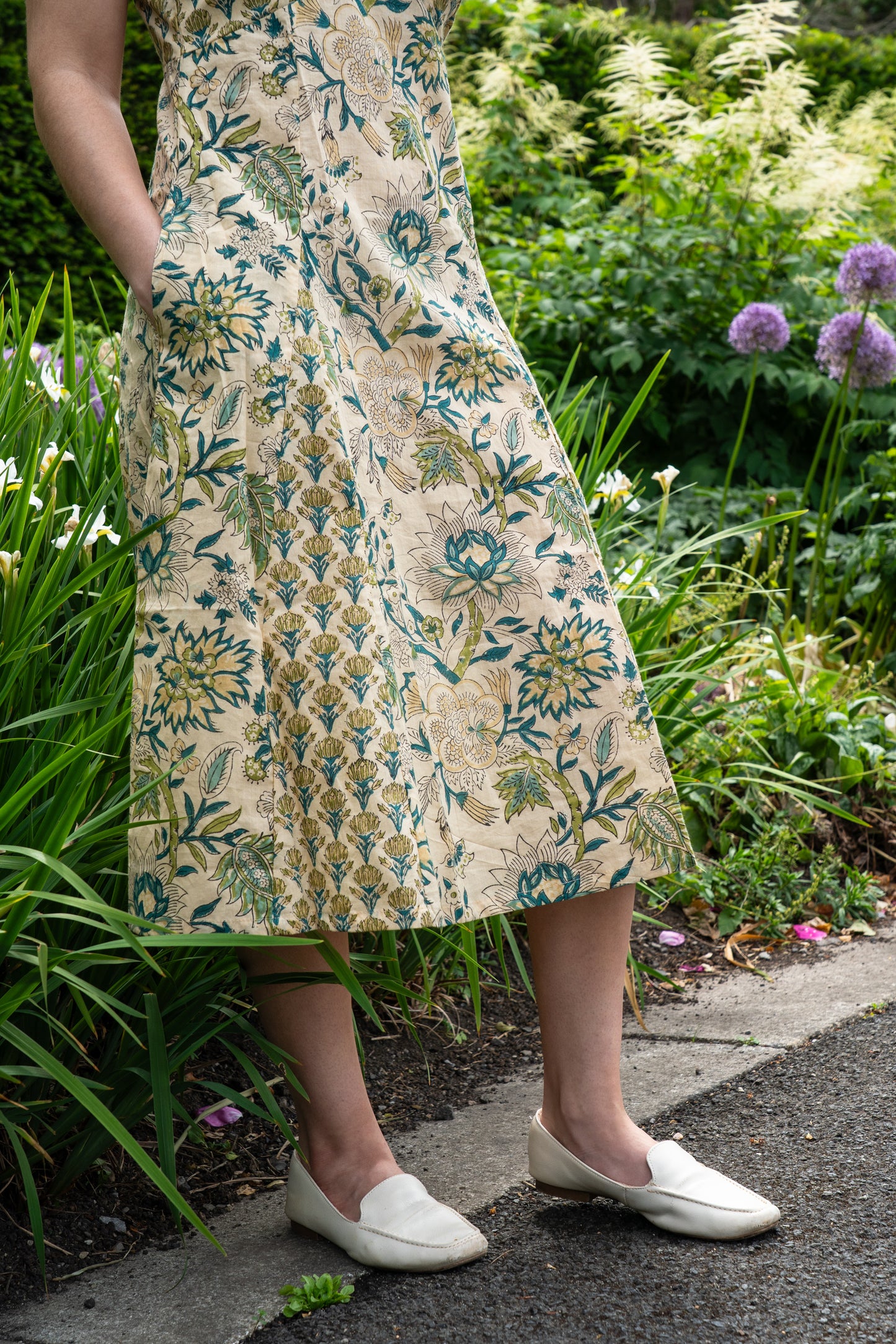 Cream Cotton Summer Dress