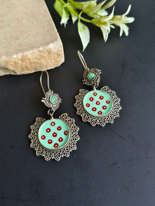 Embroidered Coin Drops