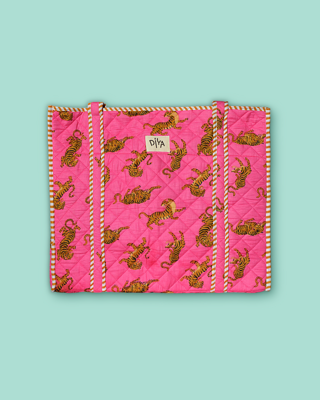 Dragonfruit Tiger Laptop Tote