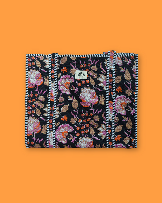 Midnight Garden Laptop Tote Bag