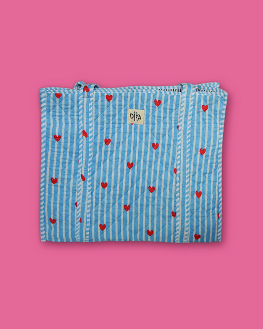 True Blue Laptop Tote Bag