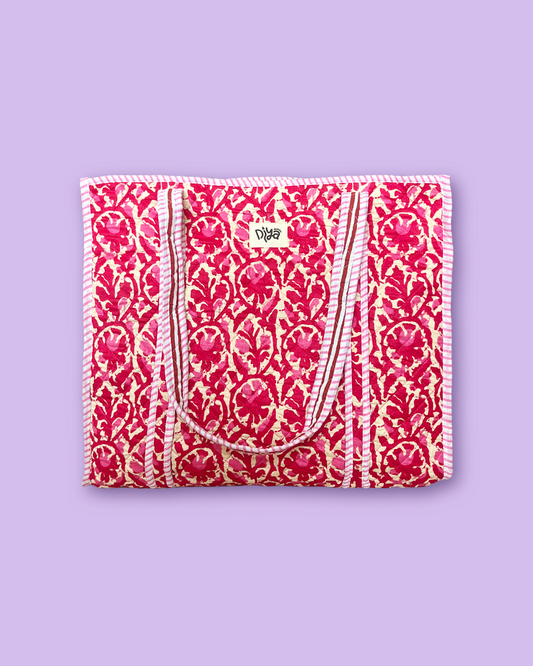 Raspberry Cheesecake Laptop Tote