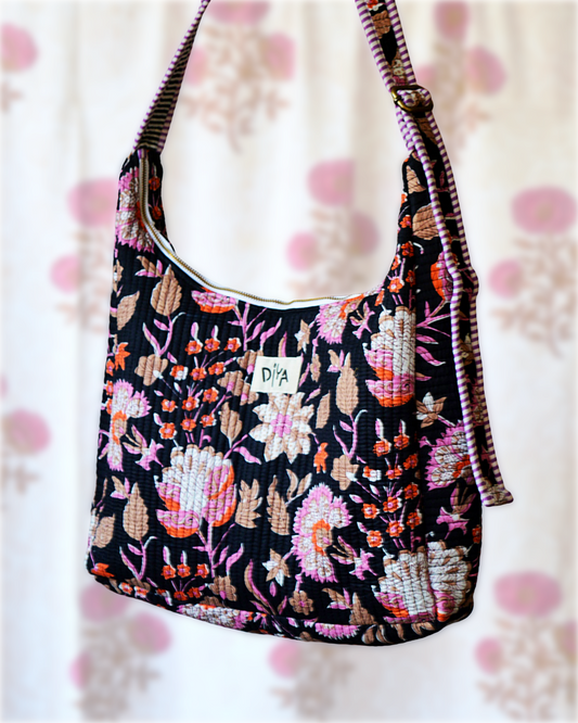 Midnight Garden Shoulder Bag
