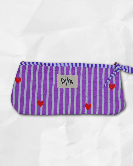Deep Purple Pencil Pouch