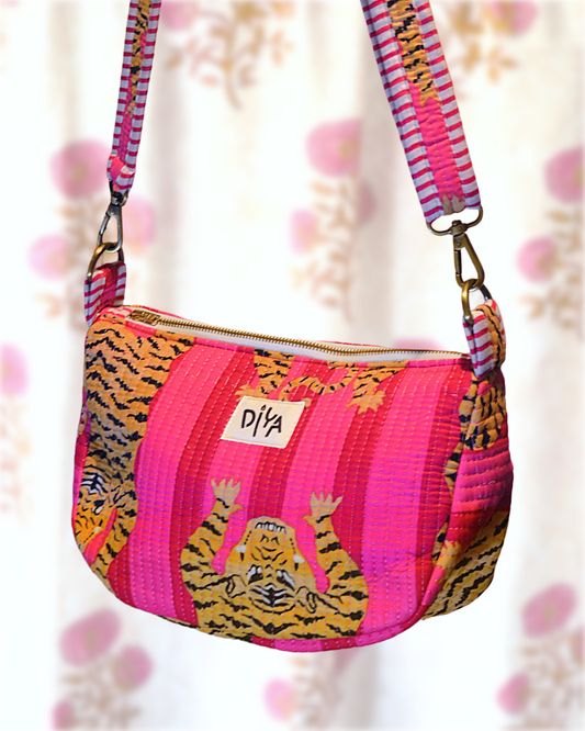Tiger Blossom Crossbody Bag