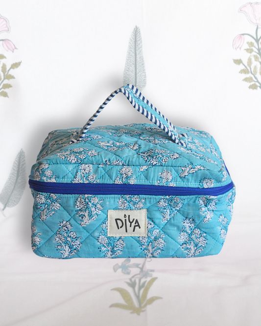 Blue Hyacinth Make-up Pouch