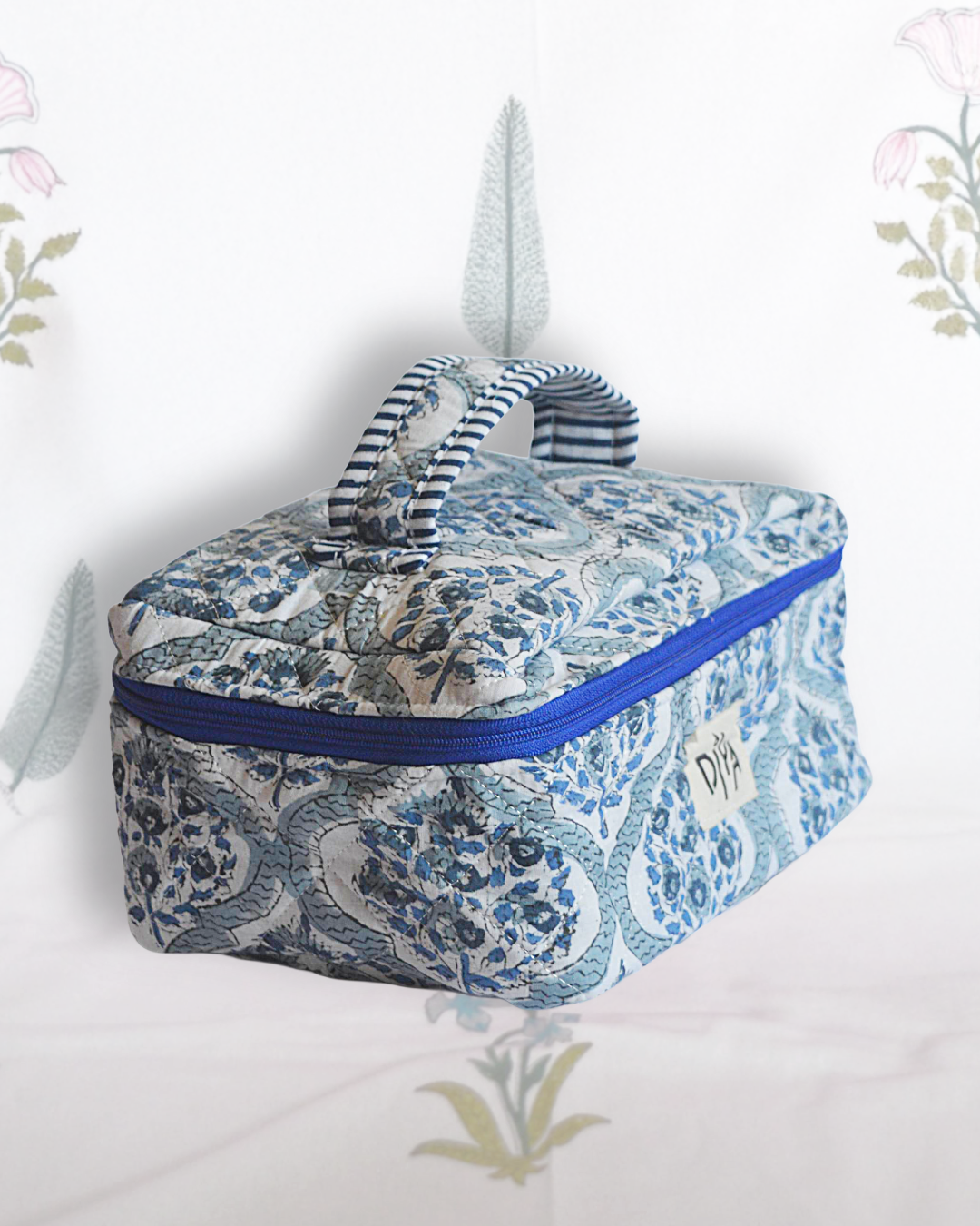 Blue China Make-up Pouch