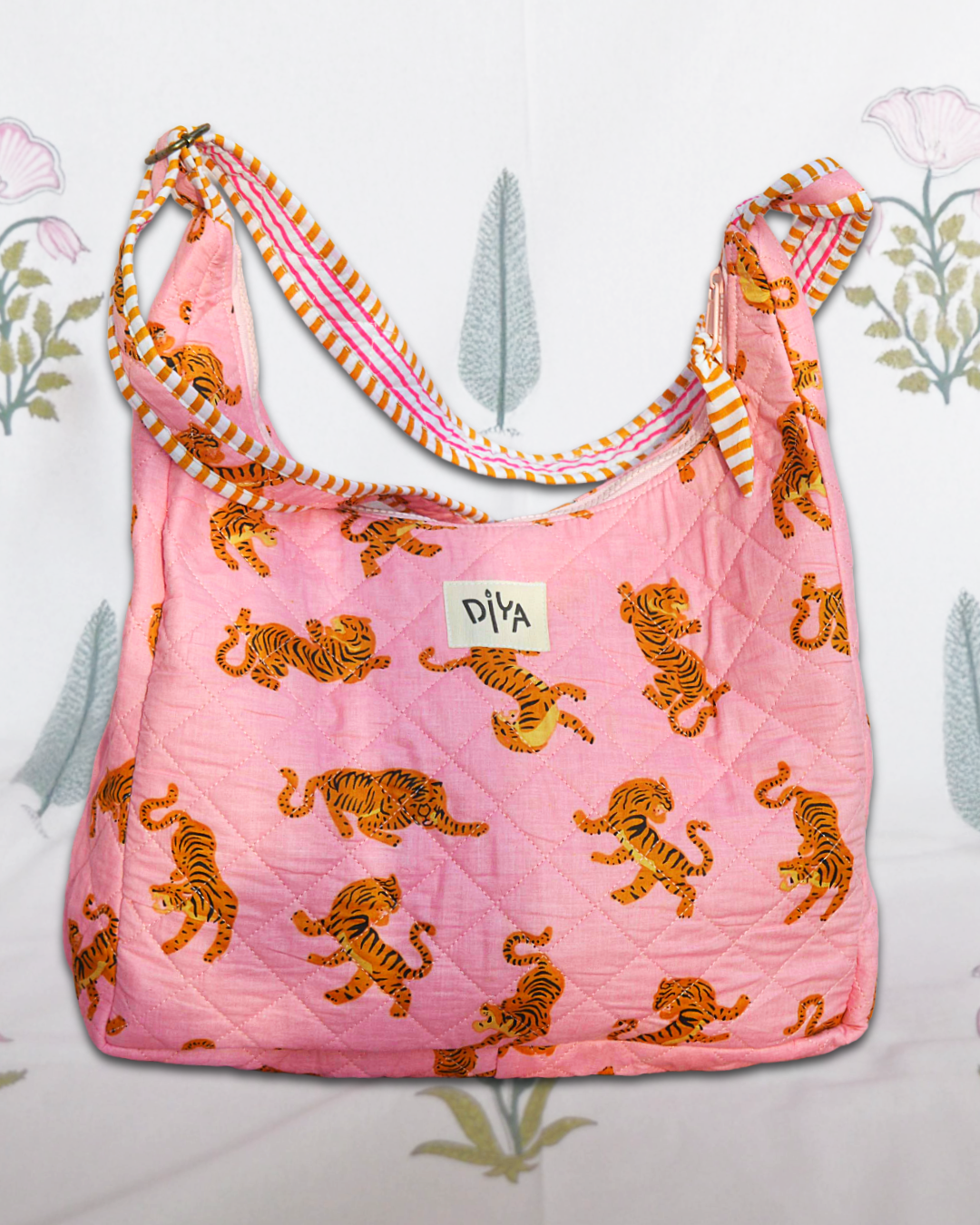 Bubble Gum Tiger Shoulder Bag