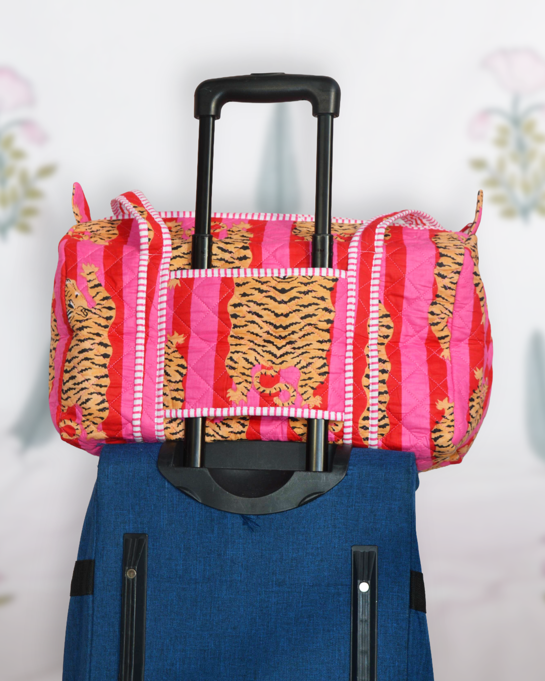 Pink Lemonade Tiger Travel Bag