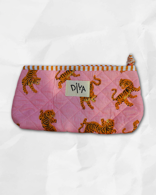Bubble Gum Tiger Pencil Pouch