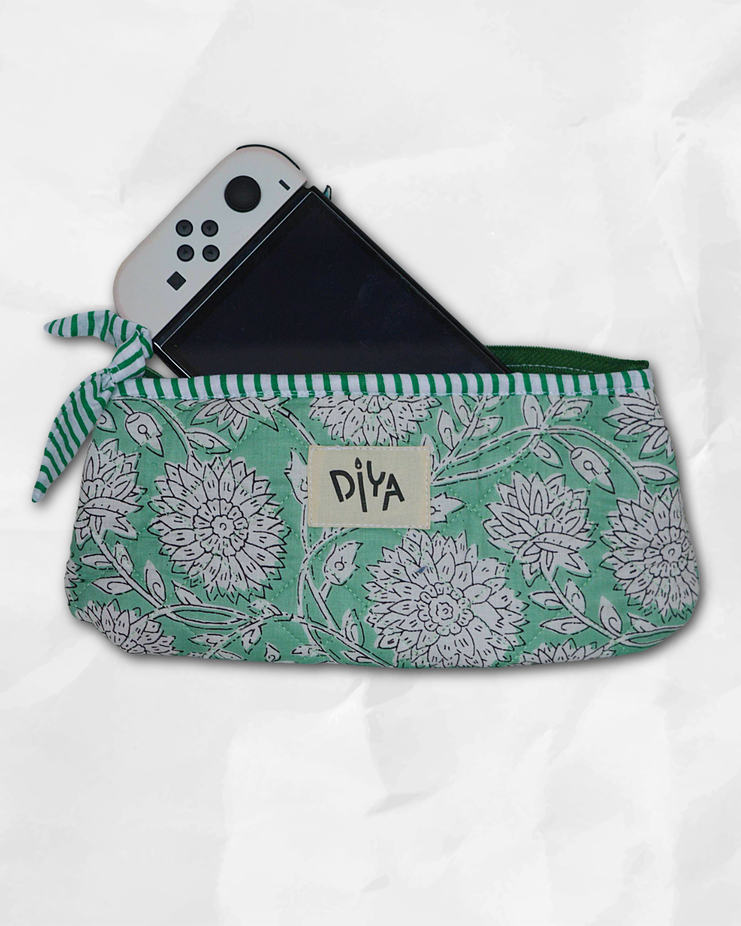 Olive Green Pencil Pouch