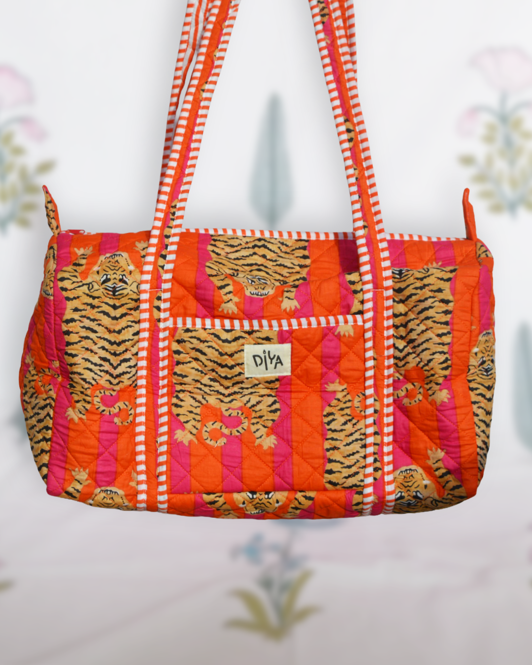 Orange Soda Tiger Travel Bag