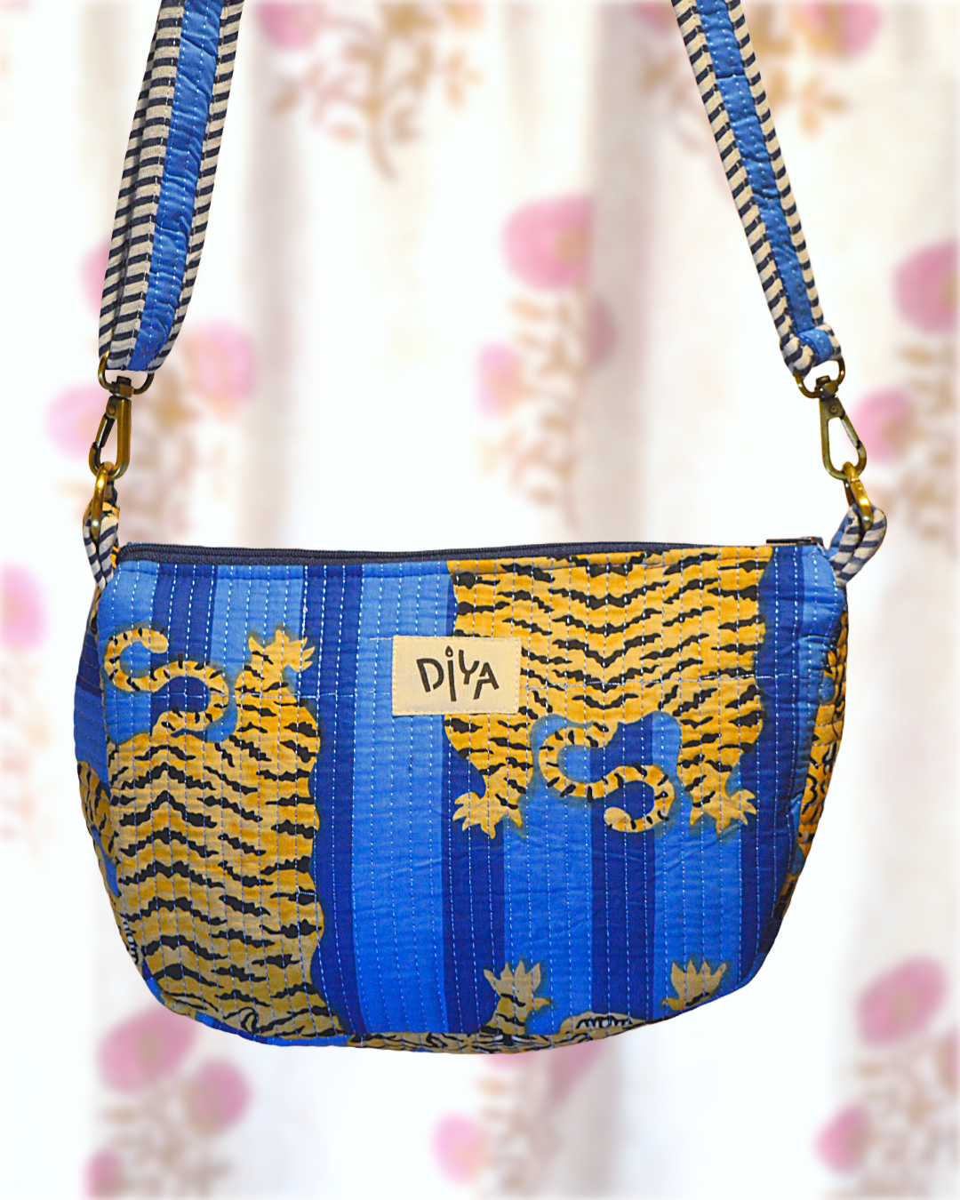 Indigo Tiger Crossbody
