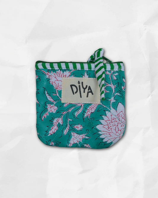 Olive Green Coin Pouch