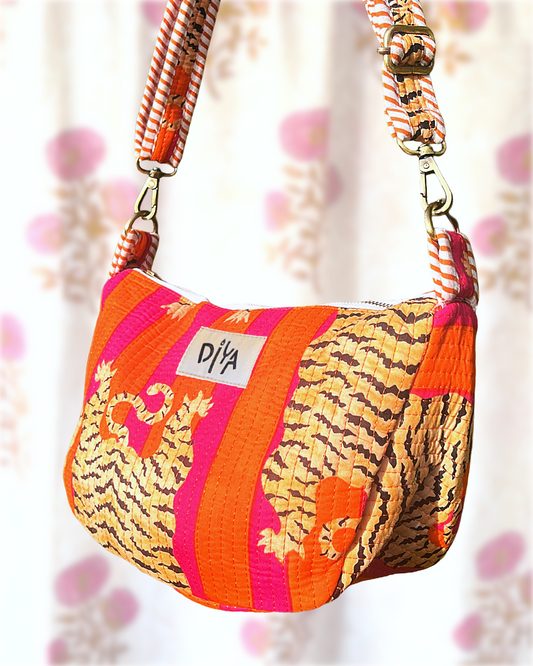 Orange Tiger Crossbody
