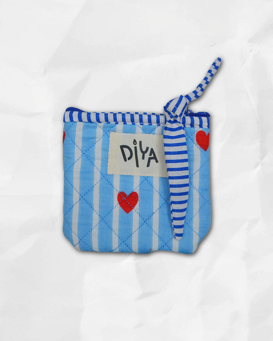 Sky Blue Coin Pouch