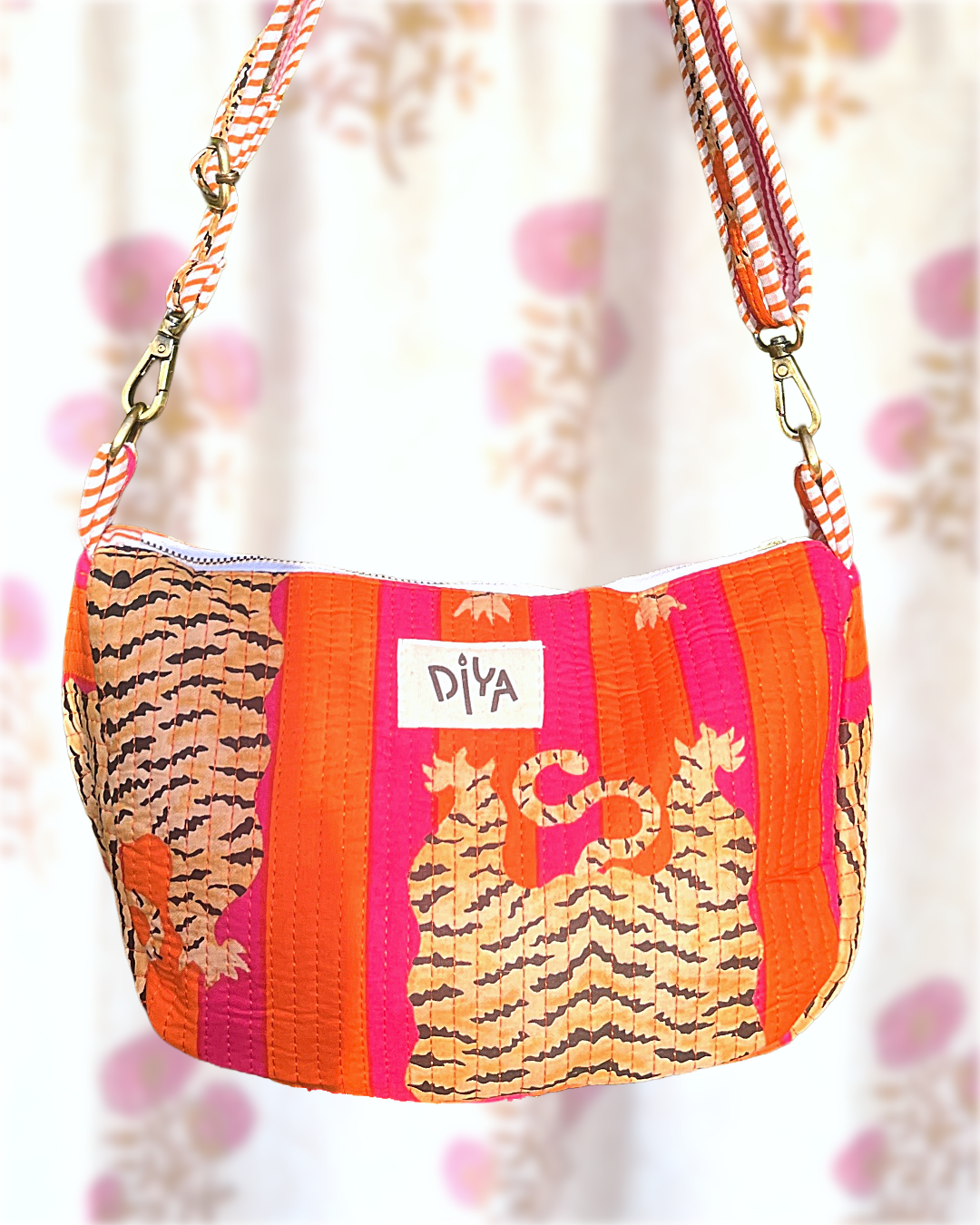 Orange Tiger Crossbody