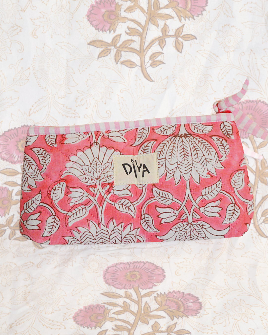 Pink Blossom Pencil Pouch