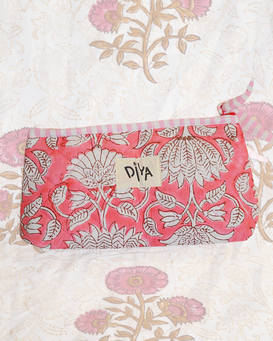 Pink Blossom Pencil Pouch
