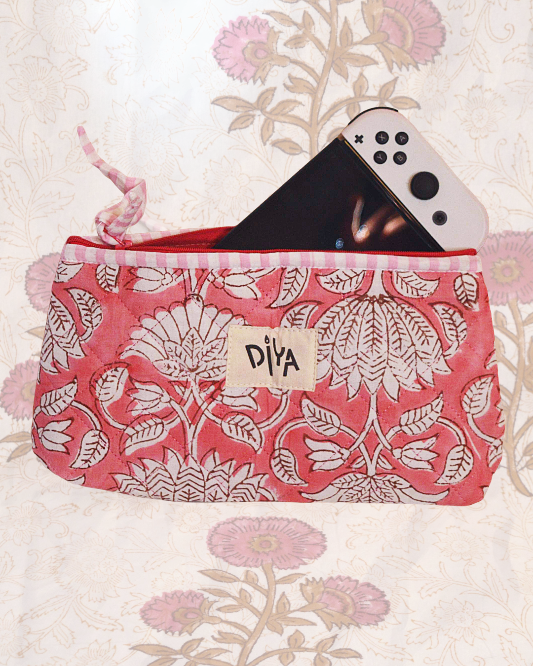 Pink Blossom Pencil Pouch