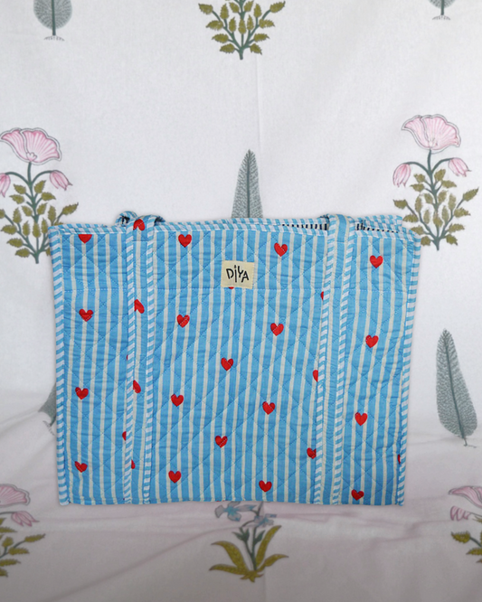 True Blue Laptop Tote Bag
