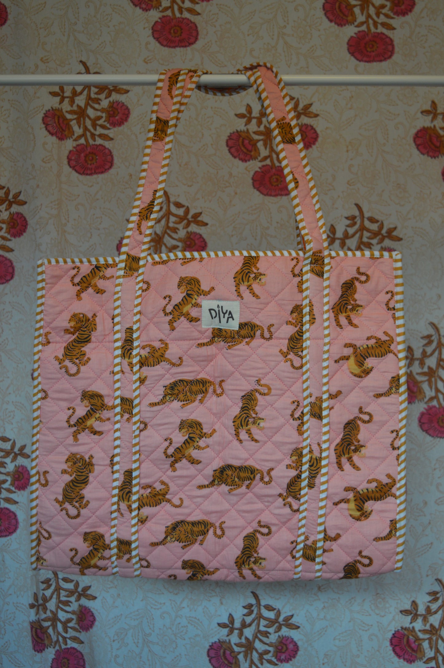 Bubble Gum Tiger Laptop Tote