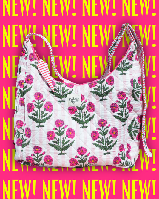 Pink Poppy Shoulder Bag
