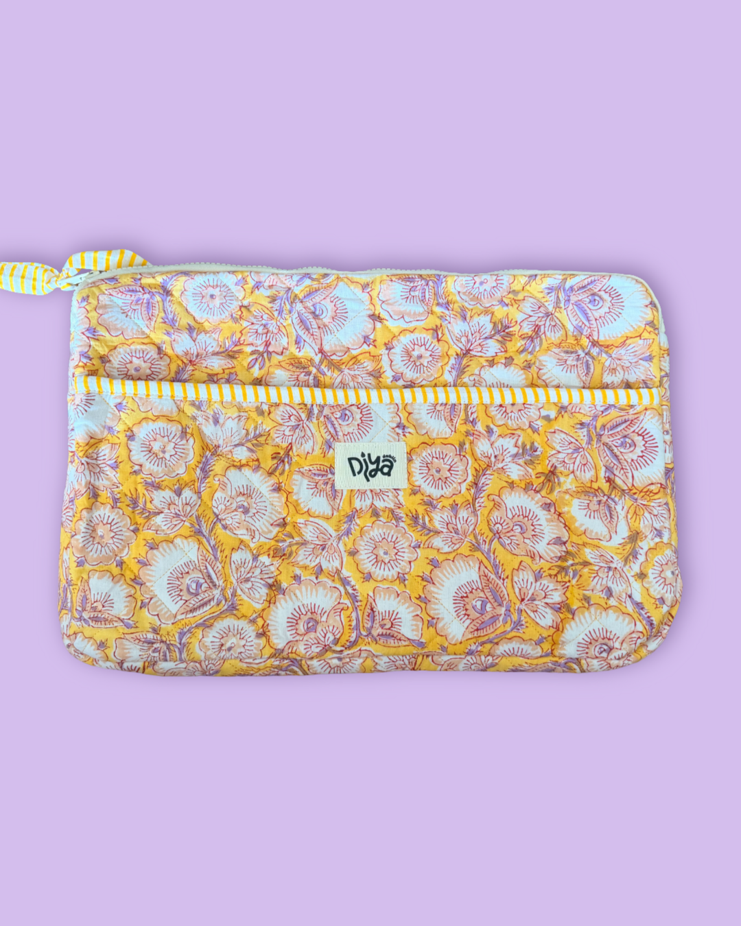 Vintage Yellow Laptop Sleeve 17”