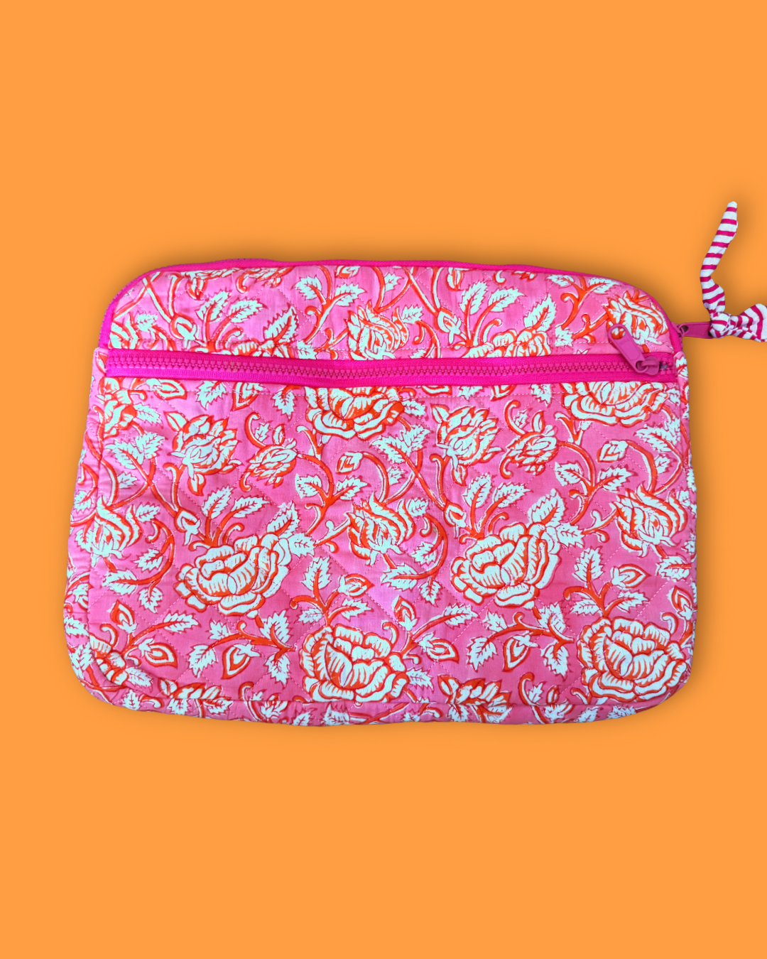 Pink Floral Laptop Sleeve 14”